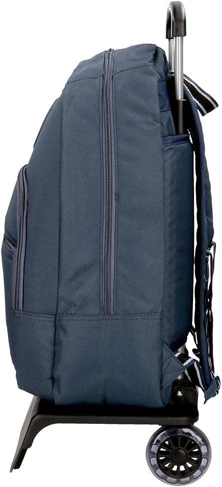 Enso Basic Rucksack mit Trolley Blau 32x46x15 cms Polyester für 15,6"-Laptop 22.1L Blau Rucksack + T