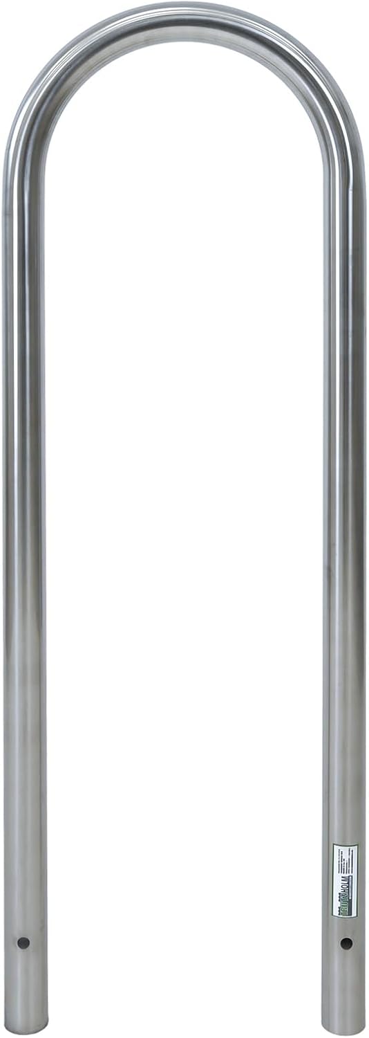 TRUTZHOLM Fahrradanlehnbügel 115x41 cm Edelstahl zum Einbetonieren Anlehnbügel Anlehnständer Poller