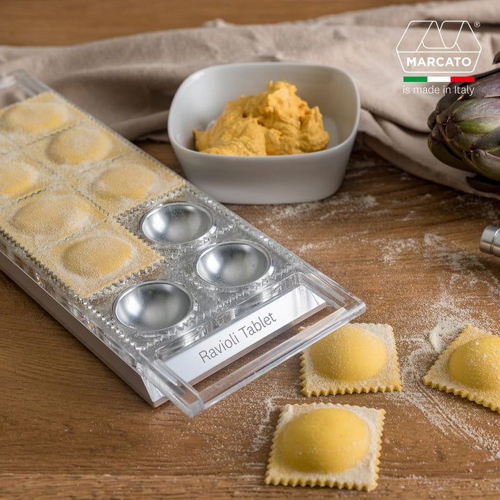 Marcato RT-ARG Ravioli Tablet, Aluminium, Silber