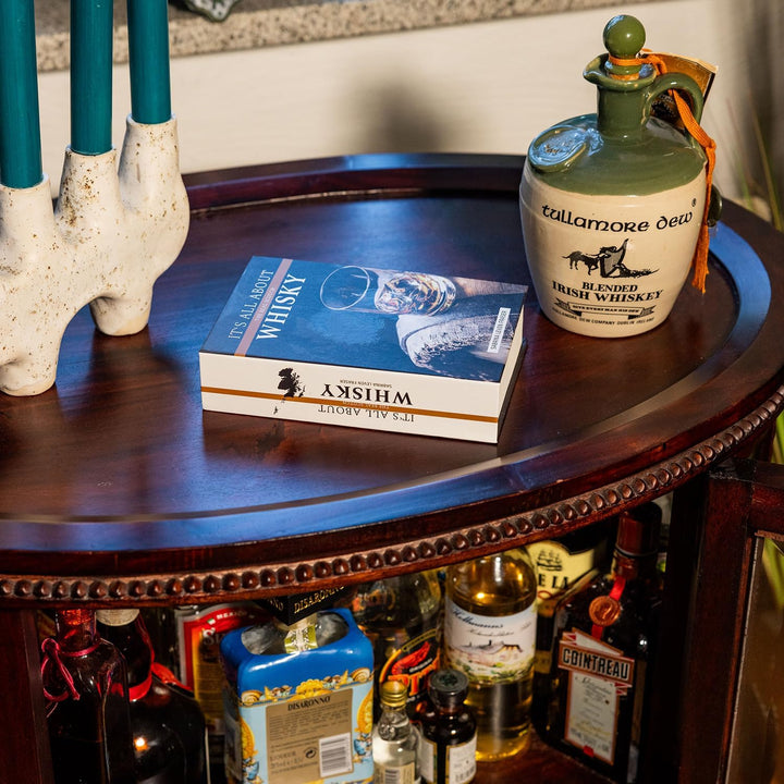 HMF 80701 Buchsafe, getarnte Geldkassette mit echten Papierseiten, Whisky, 18,7 x 13 x 4,2 cm 18,7 x