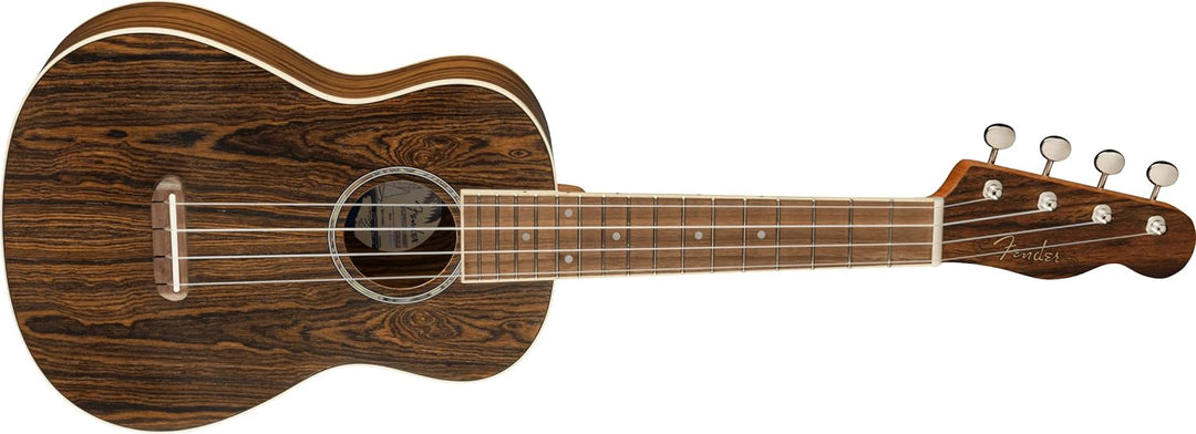 Fender Zuma Exotic Concert Ukulele, Walnut Fingerboard, in Bocote