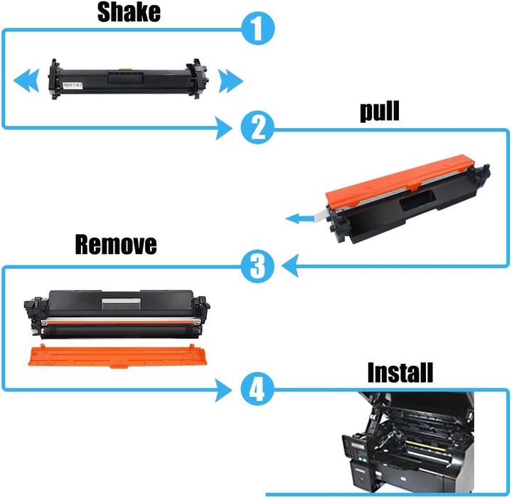 ZOOMTEC CF294X 94X Tonerkartusche für HP Laserjet Pro M118dw MFP M148dw M148fdw M149fdw (1 Schwarz,