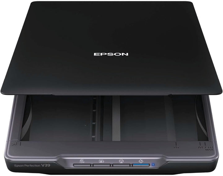 Epson Perfection V39 Color Photo and Document Scanner with Scan-to-Cloud with 4800 x 4800 DPI by Eps