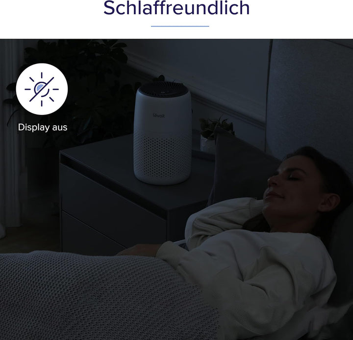 LEVOIT Luftreiniger mit Aromatherapie, HEPA Luftfilter gegen Schimmel, Staub und Tierhaare bis zu 0,