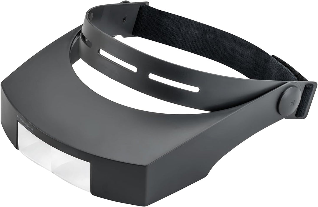 Eschenbach Optik Optik Lupenbrille Kopfbandlupe laboCOMFORT, Vergrösserung 2,5 x/+5,00 dpt, schwarz,