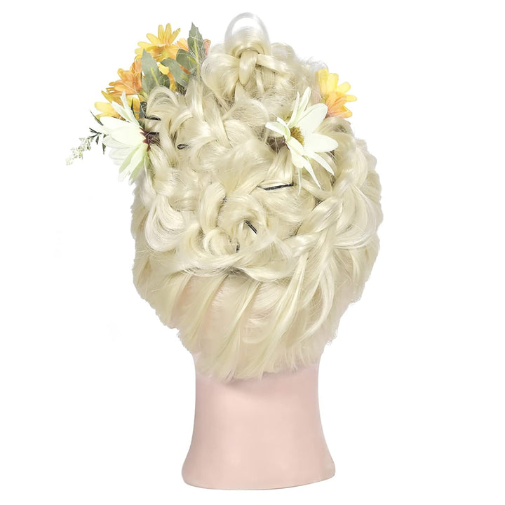 Trainingskopf, 71 cm, mit 100 % Kunsthaar, Mannequin-Kopf für Kosmetologie, mit Tischklemme 613, 613