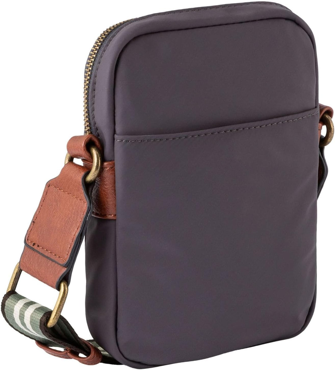 camel active bags Bari Damen Handytasche Umhängetasche Klein Grau Dark Grey 14x2,5x20, Dark Grey 14x