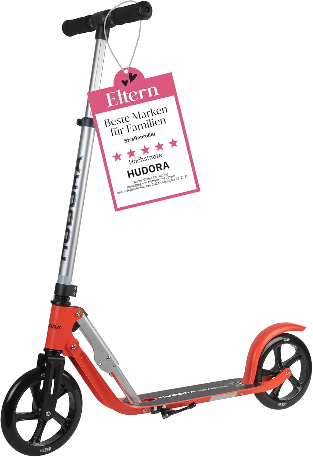 HUDORA Alu-Scooter BigWheel® 205 Pure, red