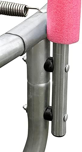 SixBros. SixJump 1,40 M Gartentrampolin versch. Farben Trampolin mit Sicherheitsnetz Pink, Pink