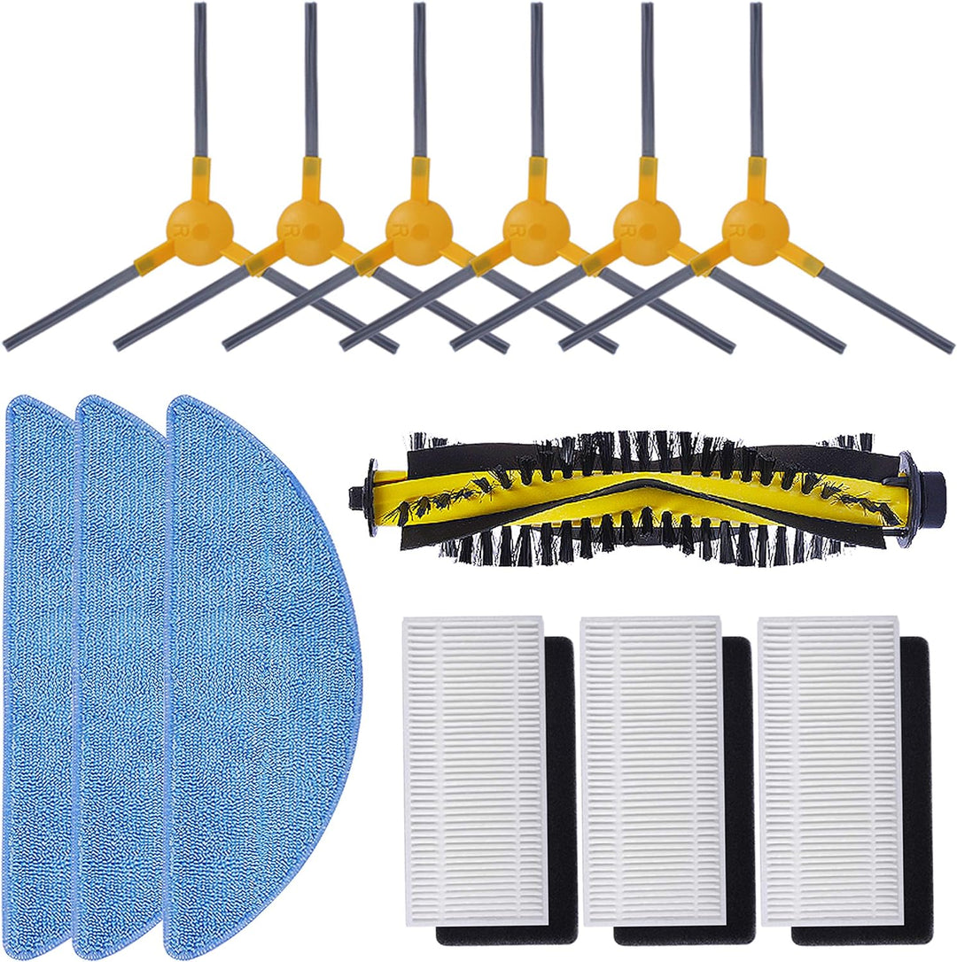KEEPOW 13 Pack Ersatzteilset Kompatibel Tesvor M1 Tesvor X500 X500pro Saugroboter Tesvor S6 13 Pcs