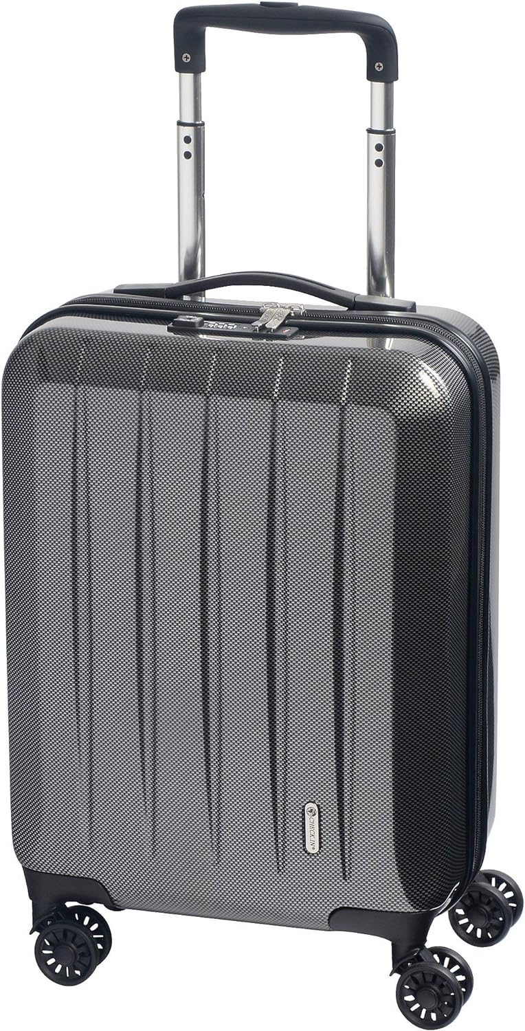 CHECK.IN London 2.0-4-Rollen-Trolley 50 cm Carbon schwarz