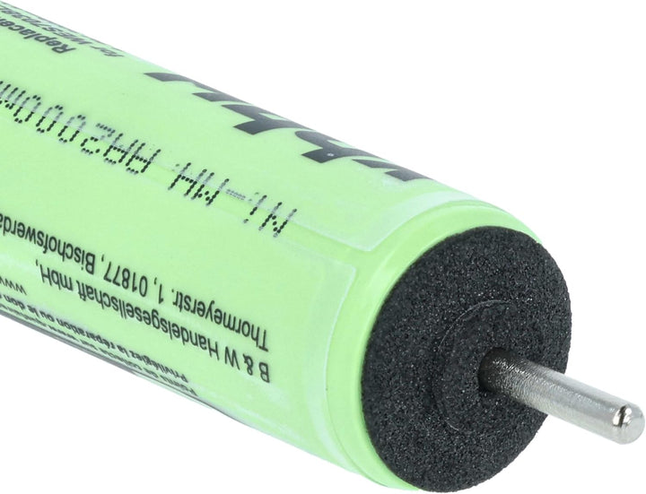 vhbw 2X Akku kompatibel mit Panasonic W835, EW1211w, W805, W845 Rasierer (2000 mAh, 1,2 V, NiMH)