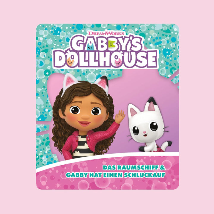 tonies Hörfigur für Toniebox, Gabby's Dollhouse – Das Raumschiff / Gabby hat einen Schluckauf, Hörsp