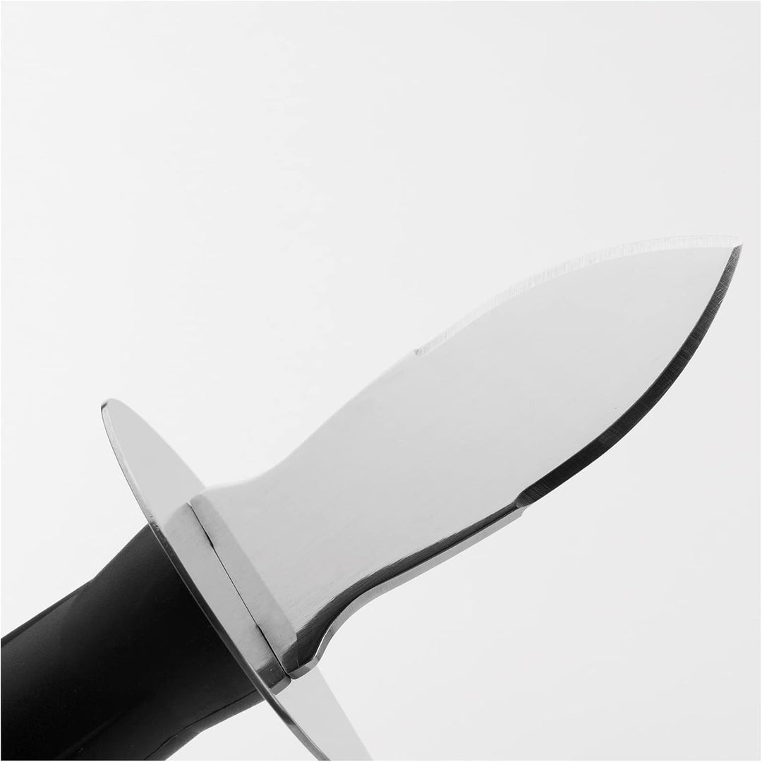 Westmark Austern-Set: 1 Austernbrecher, beidseitig geschliffene Klinge + 1 Austernhalter mit Anlegek