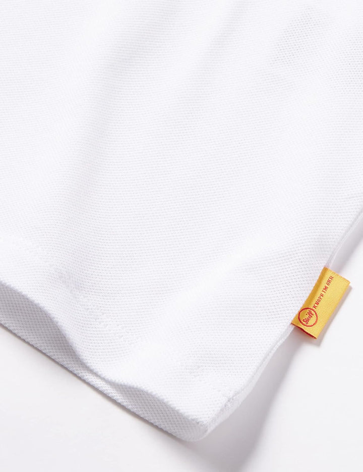 Steiff Mädchen Poloshirt Kurzarm Polohemd 92 Bright White, 92 Bright White