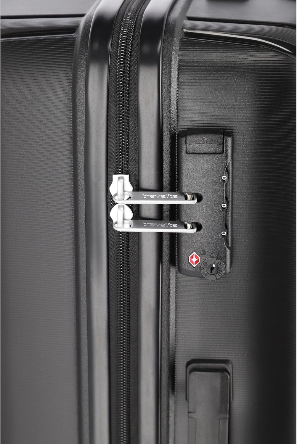 Travelite Vaka - 4-Rollen-Trolley 75 cm L black Schwarz, Schwarz