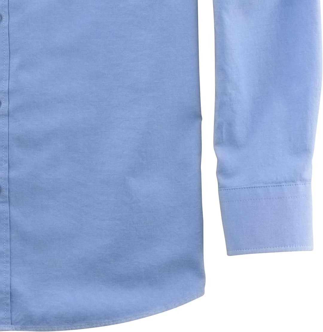 OLYMP Herren Freizeithemd Langarm Casual,Oxfort,modern fit,Kent-Kragen L Bleu 11, L Bleu 11