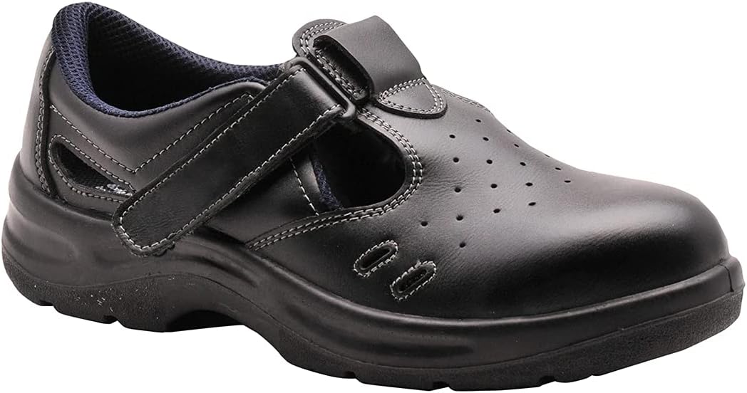 Portwest Fw01 Sicherheit 35/2 Sandale S1, FW01BKR38, 38 EU