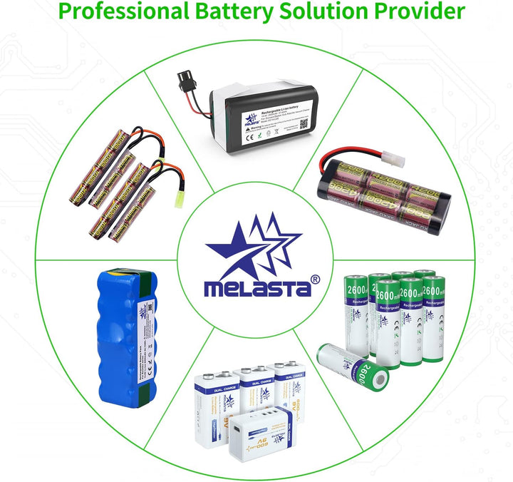 MELASTA 14,4 V 3500 mAh Li-Ionen Ersatz Akku für Tesvor X500, Eufy RoboVac 11, 11S, 11S MAX, 30, 30C