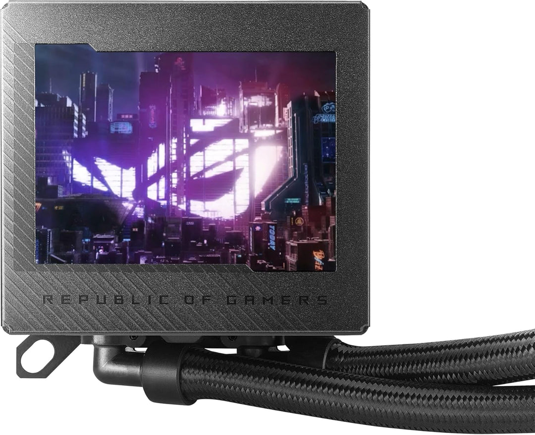 ASUS ROG Ryujin III 240 ARGB All-in-One-Flüssigkeits-CPU-Kühler mit 3,5-Zoll-LCD, Asetek-Pumpe der 8