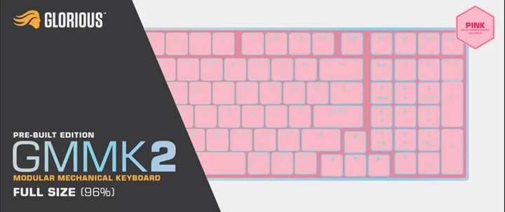 Glorious Gaming GMMK 2 Full Size (96%) – Mechanisches Gaming-Keyboard, Aluminiumrahmen, anpassbar, D