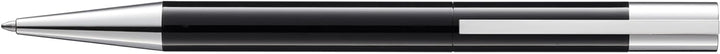 LAMY scala Kugelschreiber 279 – Kuli aus Edelstahl in der Farbe Piano-Schwarz, mit Drehmechanik – Mi