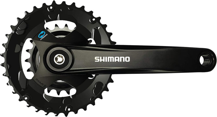 SHIMANO Altus FC-M315-2 Kurbelgarnitur, 7/8-fach, nicht kompatibel Schwarz Einheitsgrösse, Schwarz E