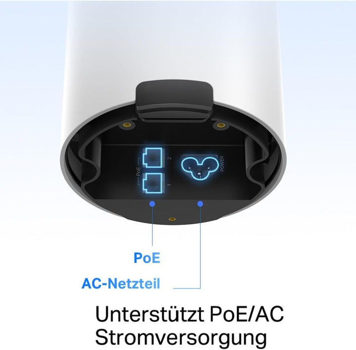 TP-Link Deco X50-Outdoor Wi-Fi 6 Mesh WLAN, AX3000 Dualband Router (2× Gigabit ports, 802.at PoE, Au
