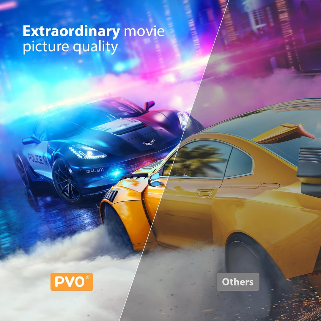 Mini Beamer, PVO WiFi projektor Tragbarer Filmprojektor, Telefonbildschirm Kann Drahtlos Oder per Da