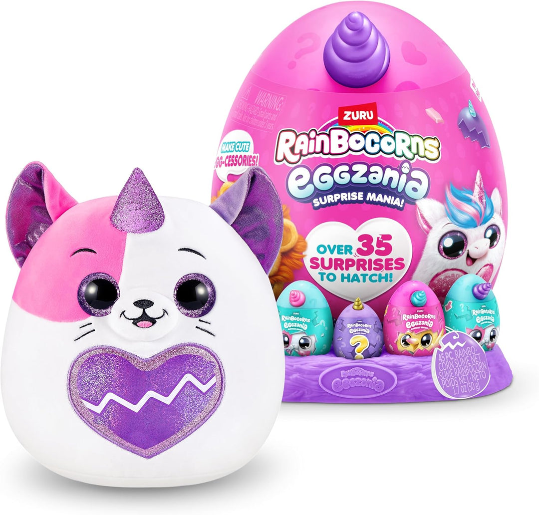 Rainbocorns Eggzania Surprise Mania Kittencorn, über 20 Überraschungen, Plüschtier und Accessoires (