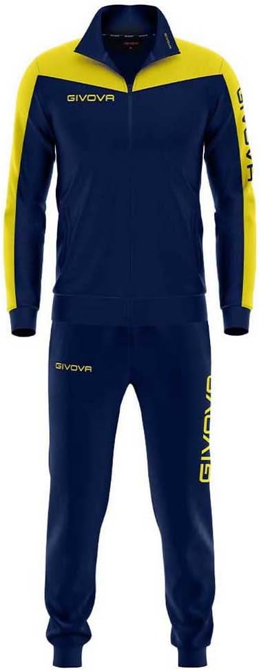 Givova Unisex Rom Roma Triacetat-Overall, Blau/Gelb, 2XS (1er Pack) 5XS Blau / Gelb, 5XS Blau / Gelb