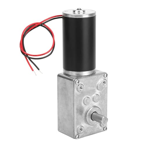 12V 8mm Wellenschneckengetriebemotor, geräuscharmes Metallgetriebe mit hoher Torsion, elektrischer T