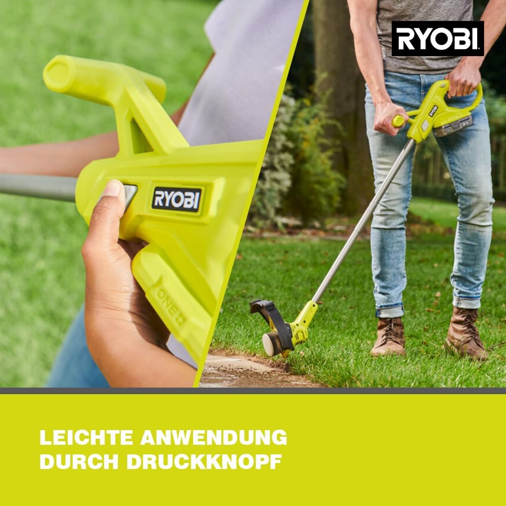 Ryobi RY18LT23A-115 Rasentrimmer, Grün & Anthrazit, Compact