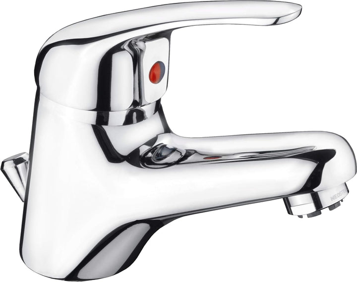 Cornat Waschtisch-Einhebelarmatur "Yago" - Niederdruck - Verchromter Messingkörper - Normale Auslauf