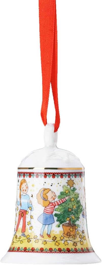 Hutschenreuther Sammelserie 2024 Weihnachtsleuchten Porzellanglocke