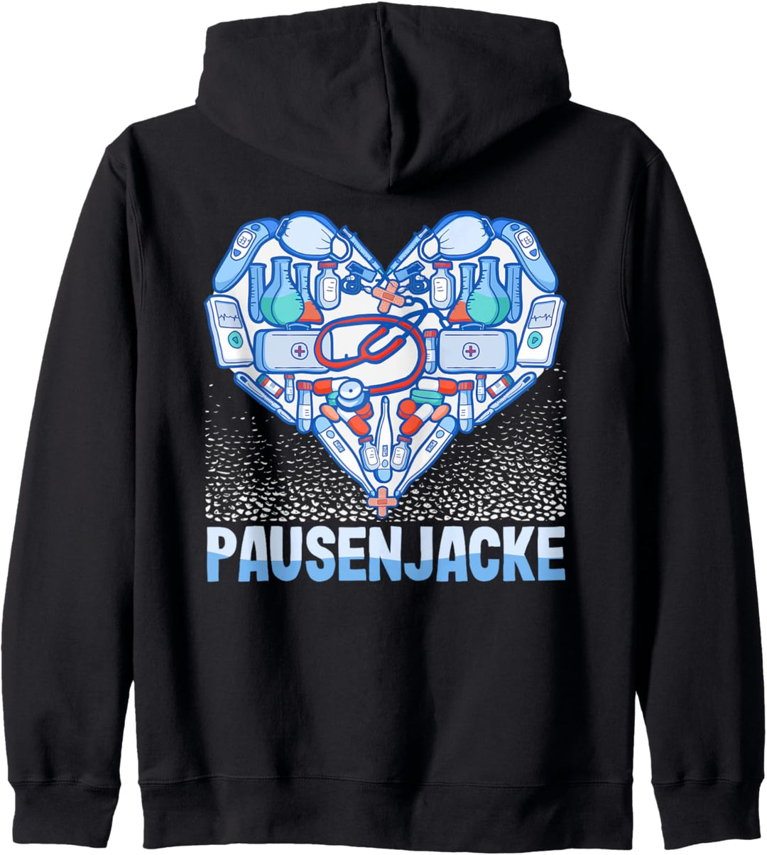 Pausenjacke Krankenschwester Altenpflege Pflegekraft Pflege Kapuzenjacke