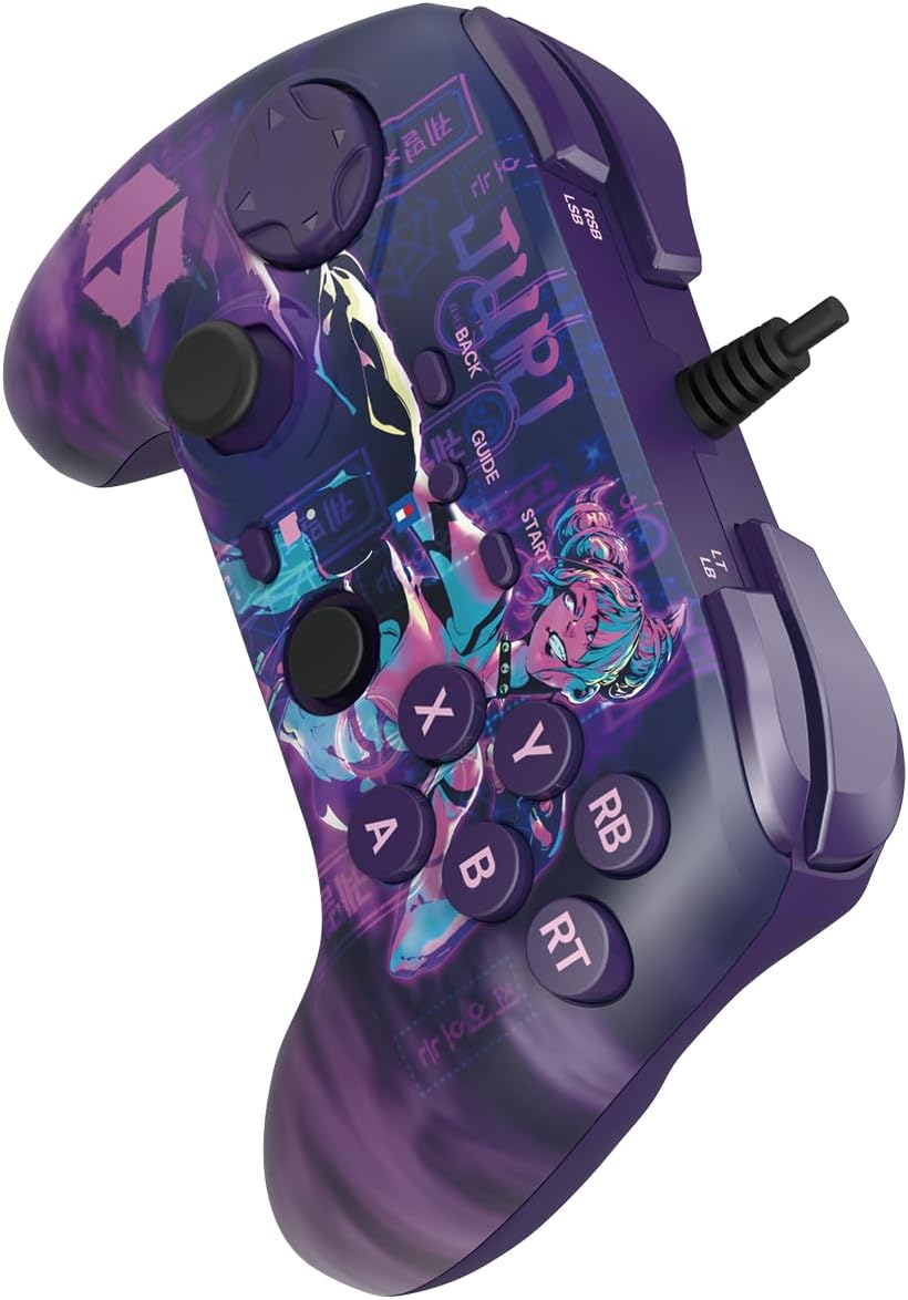 HORI Fighting Commander OCTA (Street Fighter 6 Juri Edition) für Windows PC - Kabelgebundener Contro