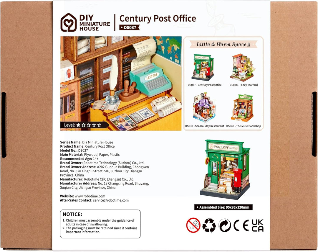 Rolife DIY Miniature House Miniatur Haus Bausatz Selber Bauen Deko für Schreibtisch oder Bücherregal