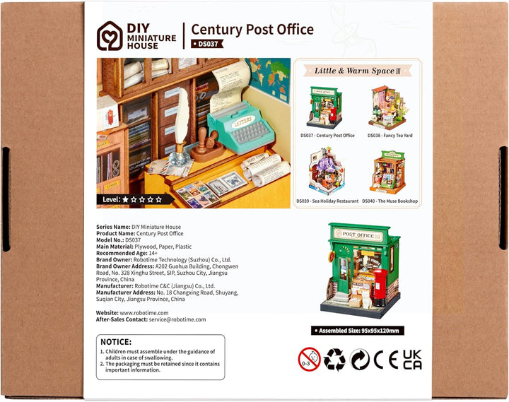 Rolife DIY Miniature House Miniatur Haus Bausatz Selber Bauen Deko für Schreibtisch oder Bücherregal