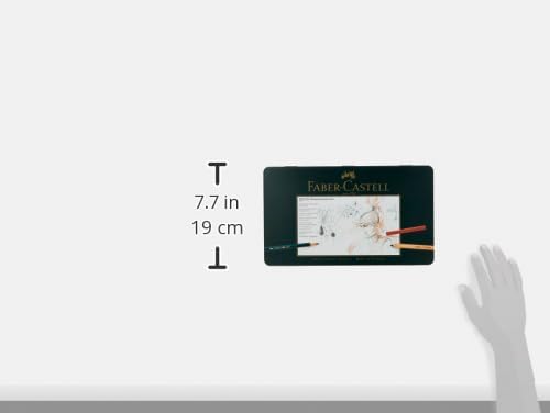 Faber-Castell 112977 - Pitt Monochrome Set im Metalletui, gross, 33-teilig groß, groß