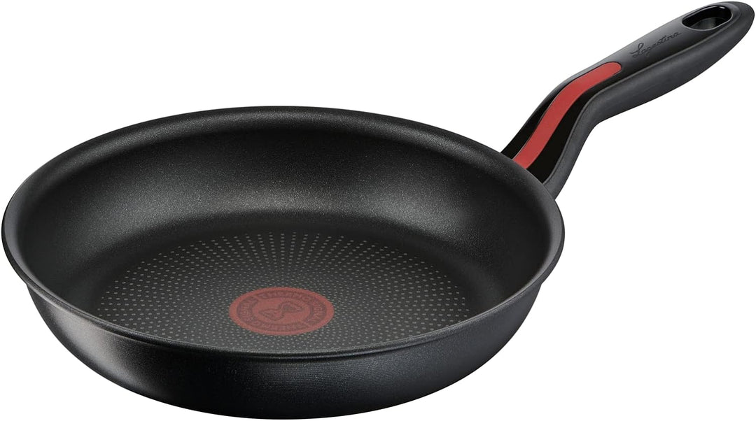 Lagostina Linea Rossa Antihaft-Pfanne Ø 22 cm, Induktionspfanne, Gas und Ofen kratzfest, Thermosigna