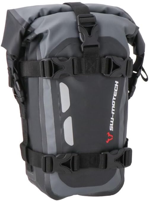 SW-Motech Drybag 80 Motorrad Hecktasche grau Motorradgepack Gepäcktasche 8L Grau Schwarz, 8L Grau Sc