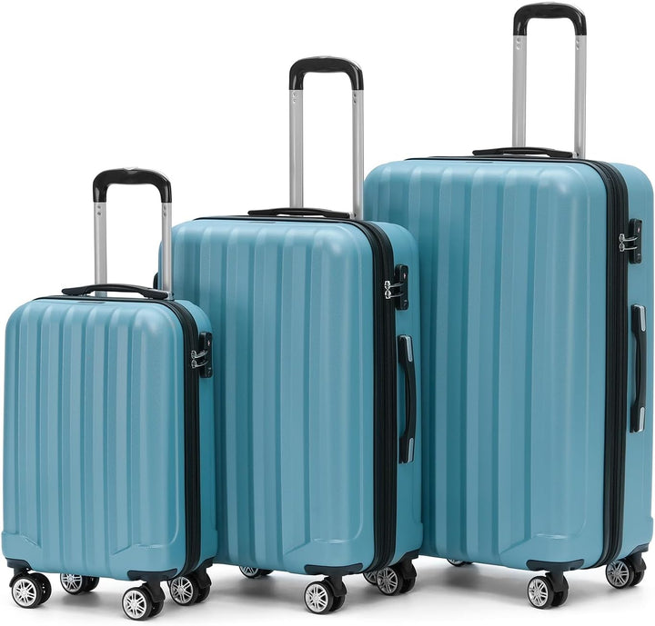 BEIBYE TSA-Schloss 2080 Hangepäck Zwillingsrollen neu Reisekoffer Koffer Trolley Hartschale Set-XL-L