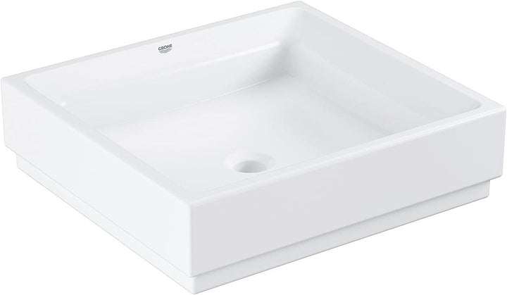 GROHE Cube Keramik | Aufsatzschale ohne Hahnloch 50 cm | alpinweiss | 3948100H