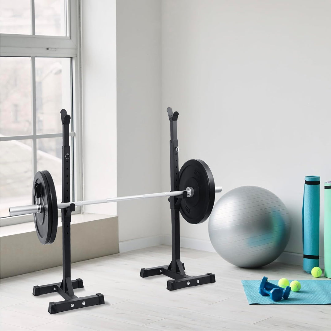 wuuhoo® Profi Langhantelständer Ramon, belastbar 300kg, Squat Rack höhenverstellbar, Hantelablage ex