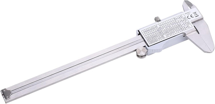 Fafeicy 150mm Digitaler Messschieber mit LED-Display, hochfestes elektronisches Lineal aus Edelstahl