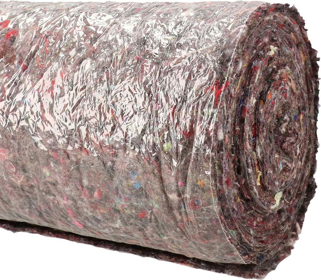 KOTARBAU® Malerfilzmatte Filz 1 x 25 m 180 g/m2 mit Anti-Rutsch-Folie als Bodenschutz, 1 x 25 m