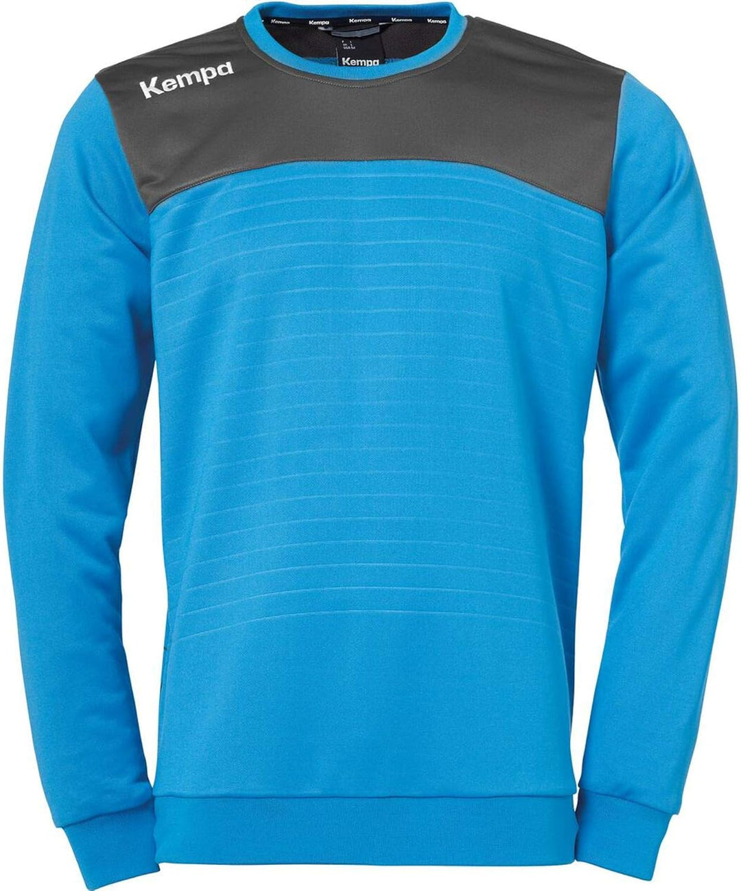 Kempa Herren Emotion 2.0 Training Top Longsleeve, kempablau/Anthra, XXL