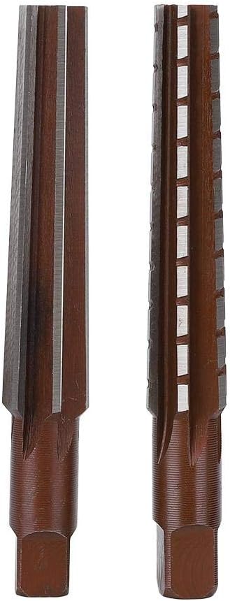 2 stücke Reibahlen Gesetzt Kohlenstoffstahl Metric Zylinderschaft Hand Reibahle Fein Morsekegel Reib