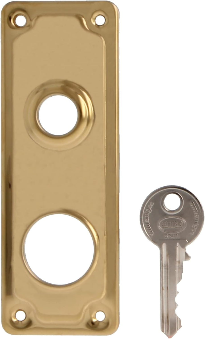 Amig - Überfüllschloss links mit Schliesshebel und Zunge für Holztüren Mod. 75UN | 76 x 120 mm | Sic